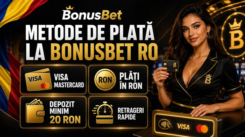 Metode de plată BonusBet RO cu depuneri și retrageri în lei
